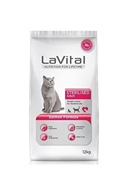 La Vital Lavital Sterilised Kuzu Etli Kedi Maması - 12 Kg